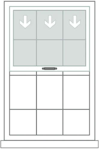 Upper Vertical Sliding Sash Units